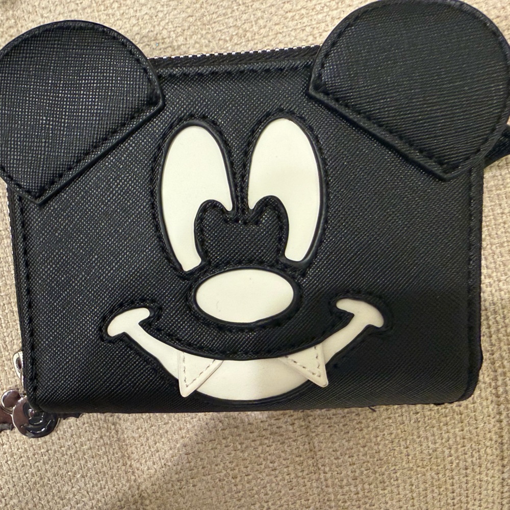 Loungefly Black and White Mickey Mouse Wallet